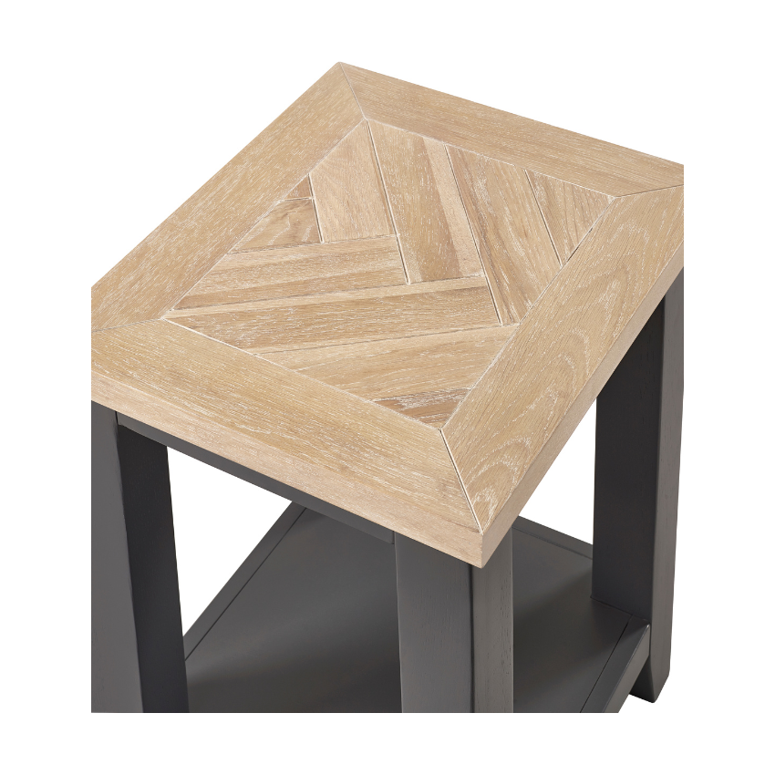 Bordeaux Lamp Table Dark Grey - Living with Luxury