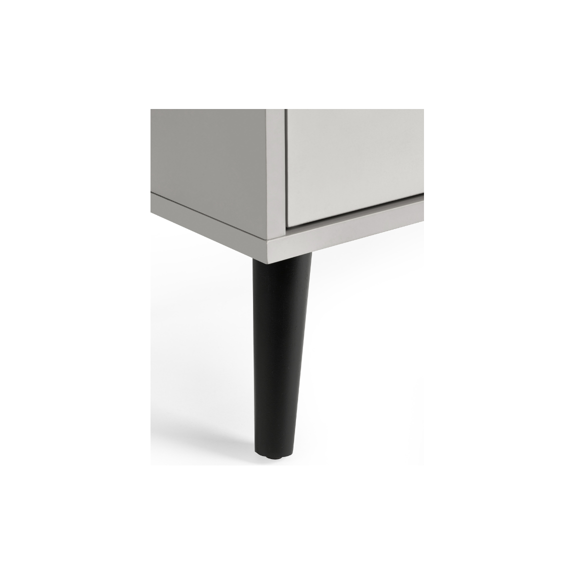 Alba 5 Drawer Narrow Chest - Silk Grey - Living with Luxury