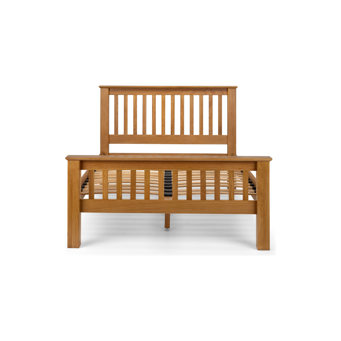 Amsterdam Oak High Footend Double Bed - Living with Luxury