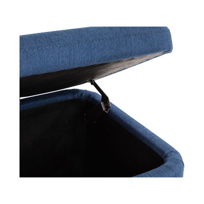 Astrid Blanket Box - Blue - Living with Luxury