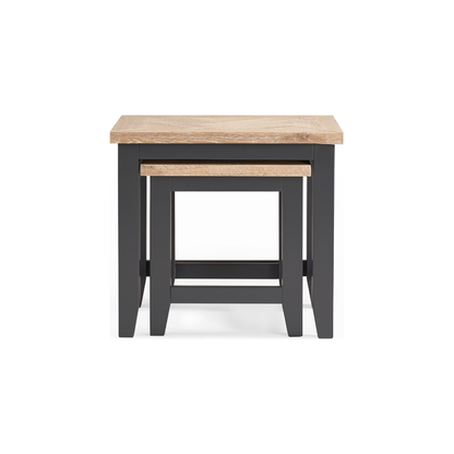 Bordeaux Nest Of Tables Dark Grey - Living with Luxury