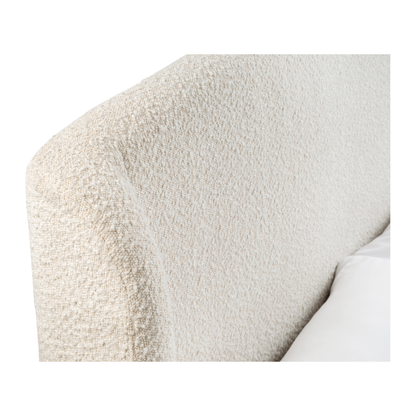 Eden King Bed - Ivory - Living with Luxury