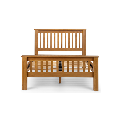 Amsterdam Oak High Footend Superking Bed - Living with Luxury