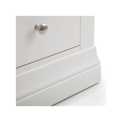 Clermont 4+3 Drawer Chest - Surf White - Living with Luxury
