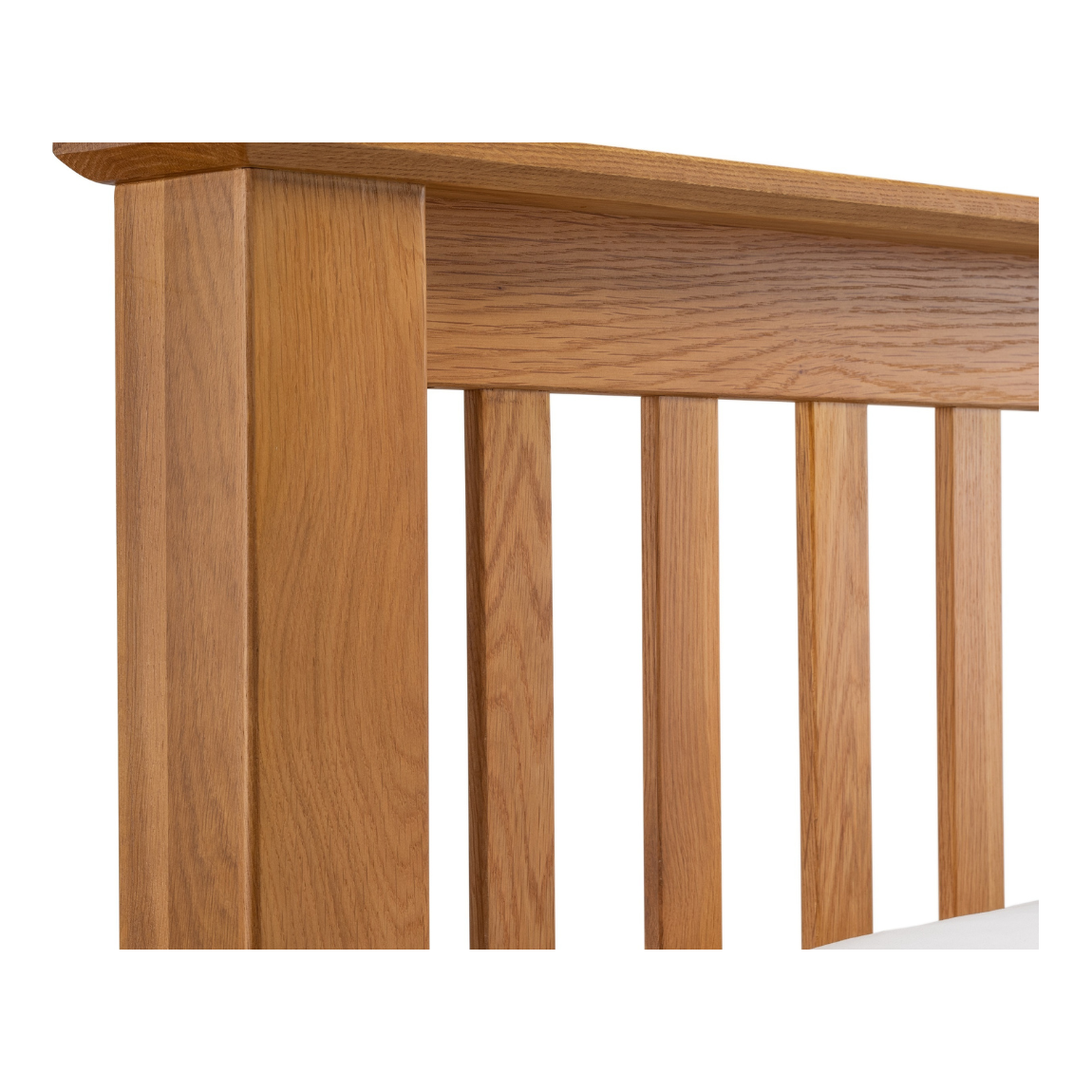 Amsterdam Oak High Footend Double Bed - Living with Luxury