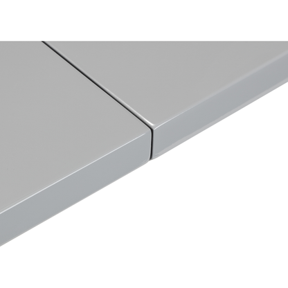 Como High Gloss Extending Table - Grey - Living with Luxury
