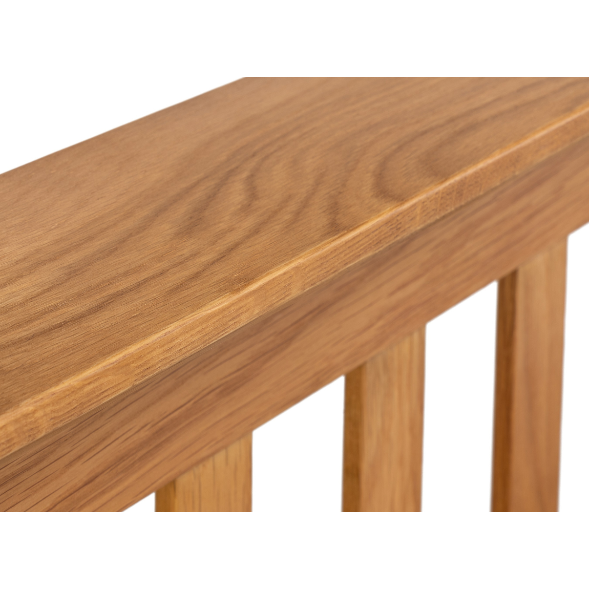Amsterdam Oak High Footend Double Bed - Living with Luxury