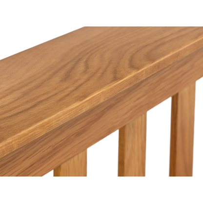 Amsterdam Oak High Footend Double Bed - Living with Luxury