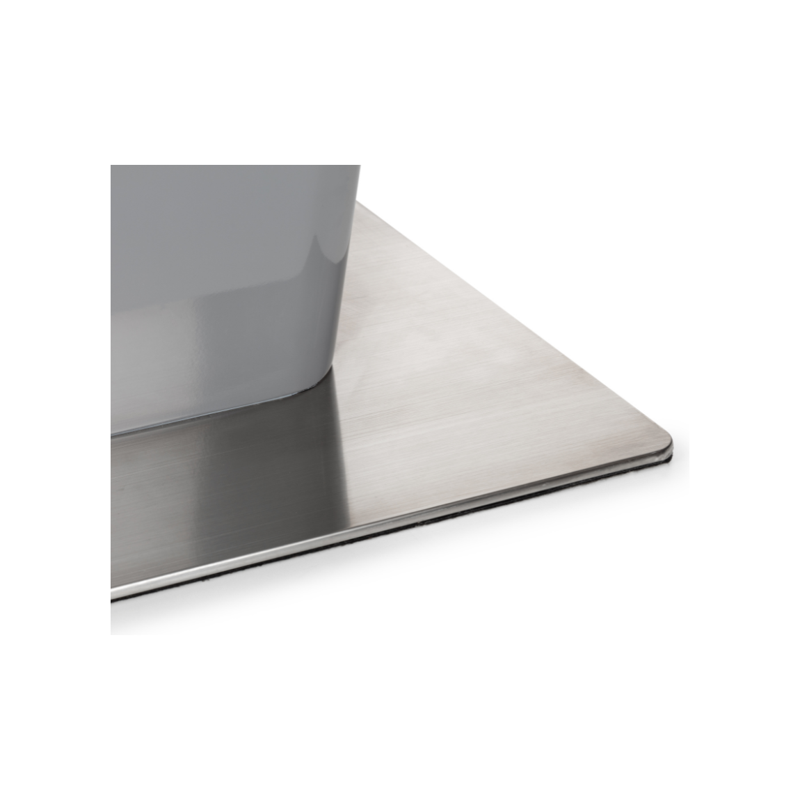 Como High Gloss Extending Table - Grey - Living with Luxury