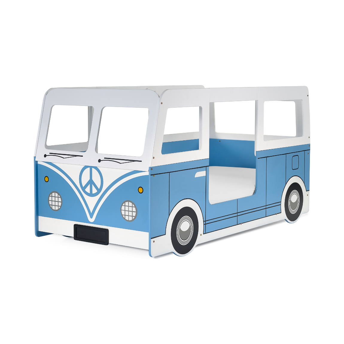 Campervan Bed - Light Blue - Living with Luxury