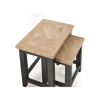 Bordeaux Nest Of Tables Dark Grey - Living with Luxury