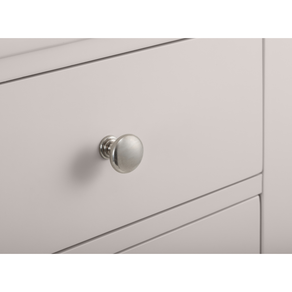 Clermont 3+2 Drawer Chest - Light Grey - Living with Luxury