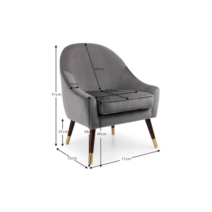 Elliot Arm Chair - Living with Luxury