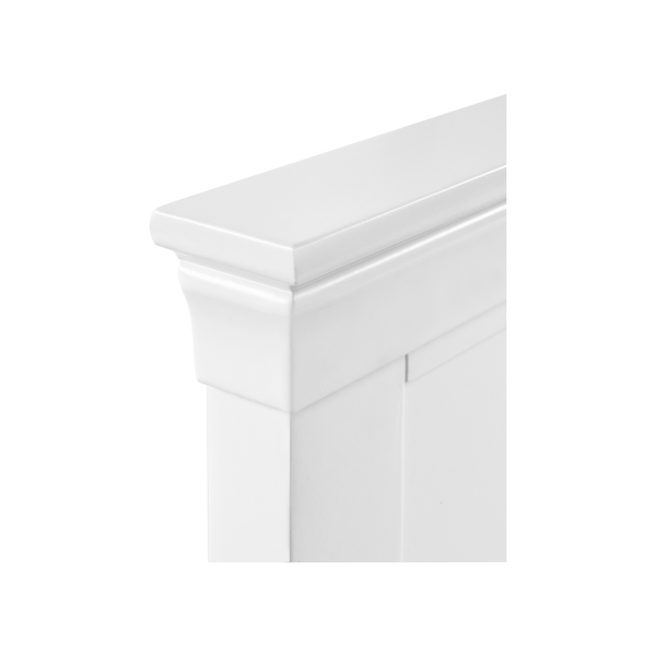 Clermont King Bed - Surf White