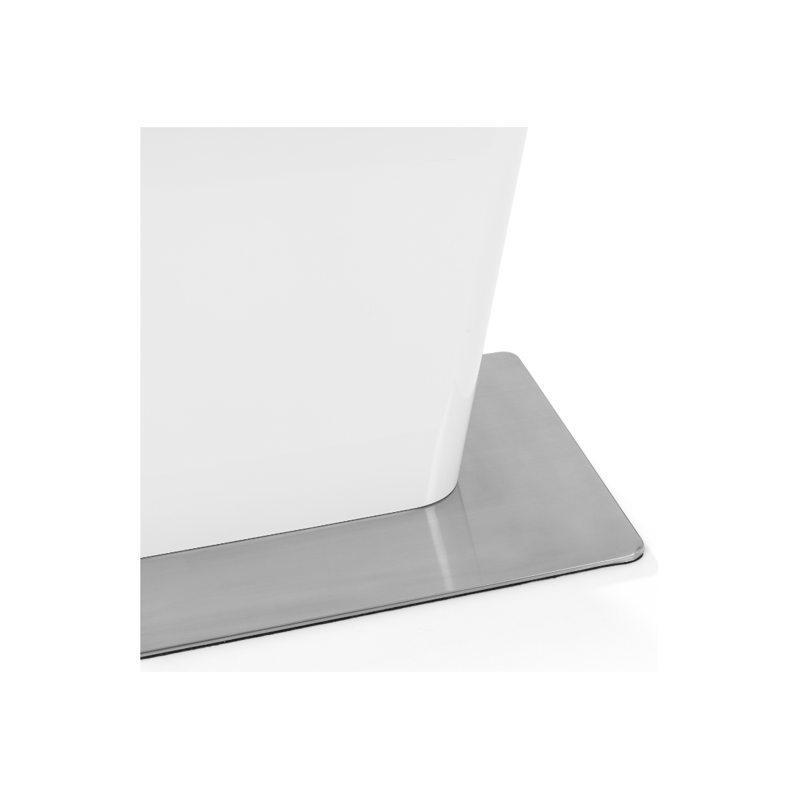 Como High Gloss Extending Table - White - Living with Luxury