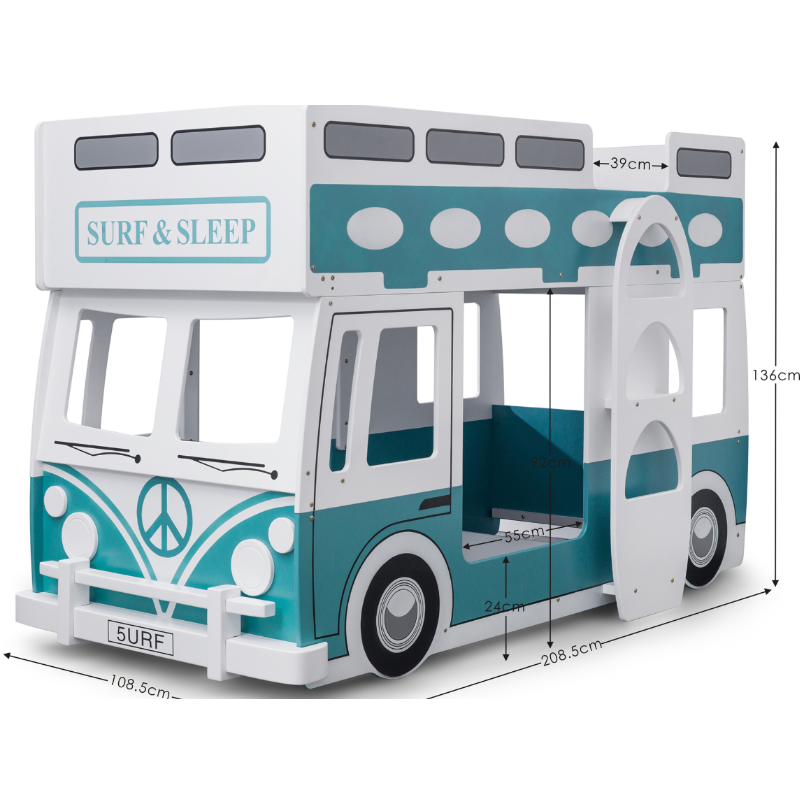 Campervan Bunk Bed - Living with Luxury