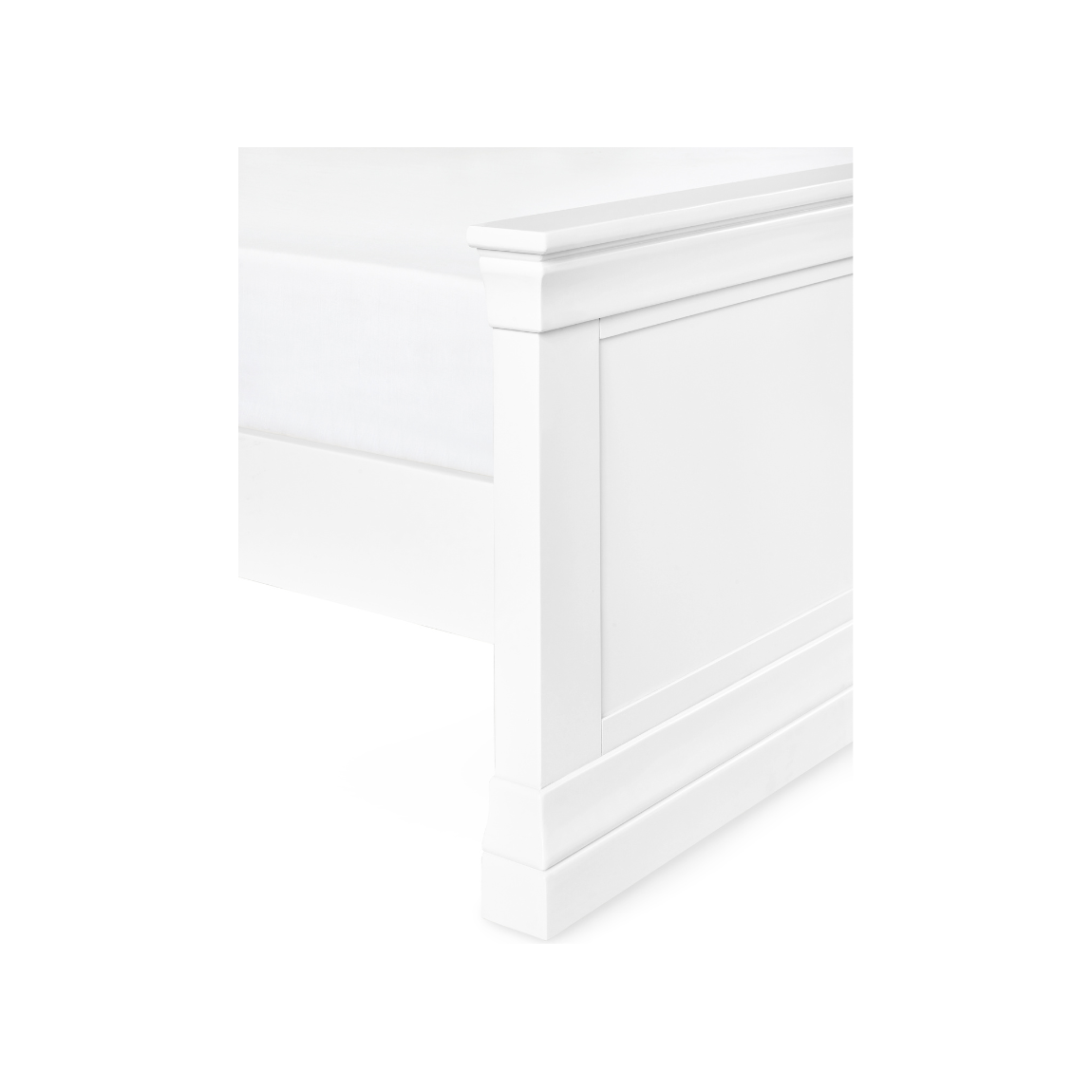 Clermont Double Bed - Surf White - Living with Luxury