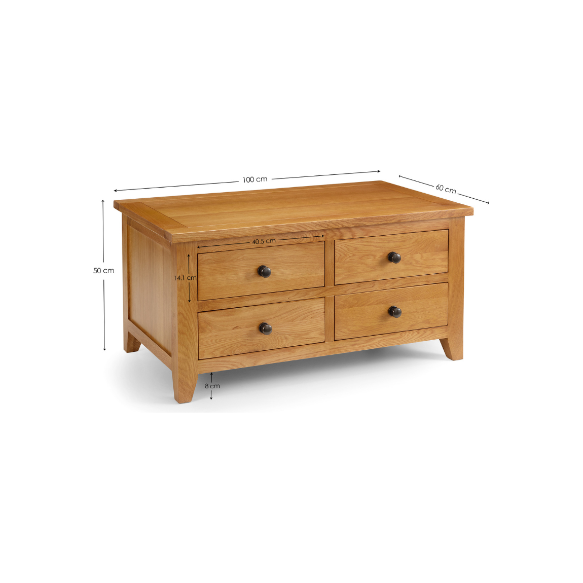 Astoria 4 Drawer Coffee Table - Living with Luxury