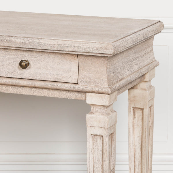 Acacia 4 Drawer Breakfront Console Table – view 3