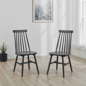 Set Of 2 Alassio Spindle Back Dining Chairs - Living with Luxury