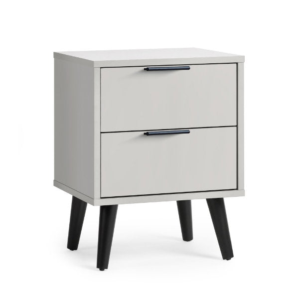 Alba 2 Drawer Bedside - Living with Luxury