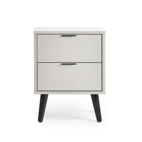 Alba 2 Drawer Bedside - Living with Luxury