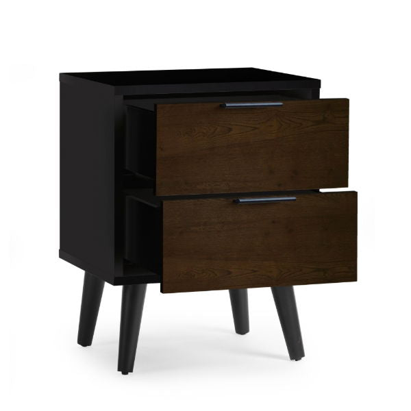 Alba 2 Drawer Bedside - Living with Luxury