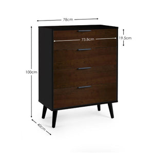 Alba 4 Drawer Chest - Living with Luxury