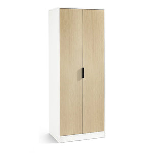 Alba 2 Door Wardrobe - White/Oak - Living with Luxury