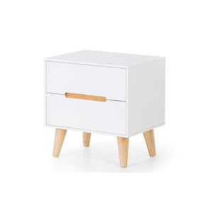 Alicia 2 Drawer Bedside - Living with Luxury