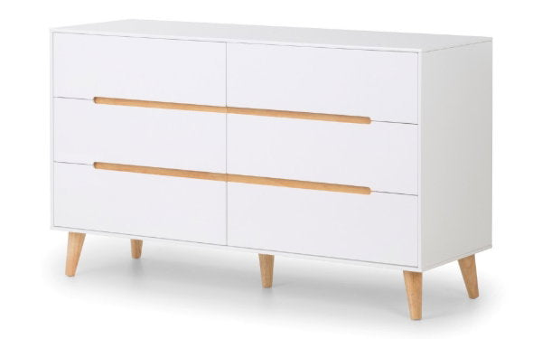 Alicia 6 Drawer Wide Chest - Living with Luxury