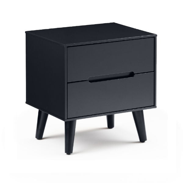Alicia 2 Drawer Bedside - Living with Luxury