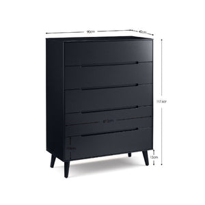 Alicia 5 Drawer Chest - Living with Luxury