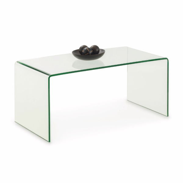 Amalfi Bent Glass Coffee Table - Living with Luxury
