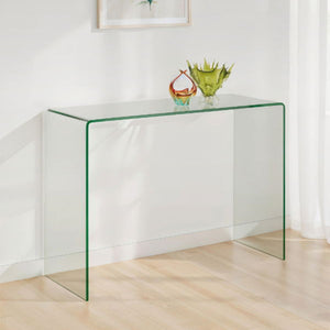 Amalfi Bent Glass Console Table - Living with Luxury