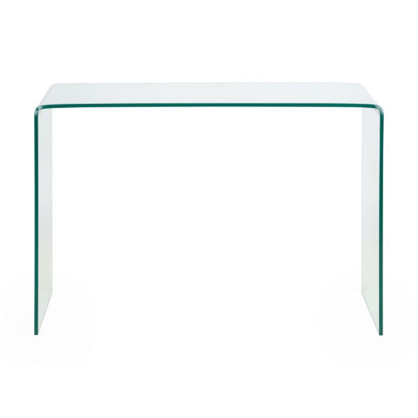 Amalfi Bent Glass Desk - Living with Luxury