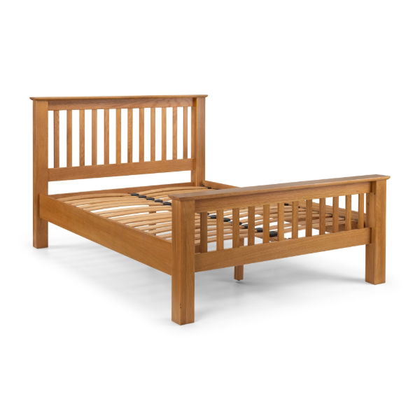 Marlborough Shaker Style Oak Bed Frame - Living with Luxury