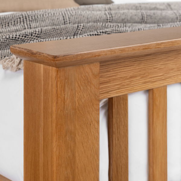 Marlborough Shaker Style Oak Bed Frame - Living with Luxury