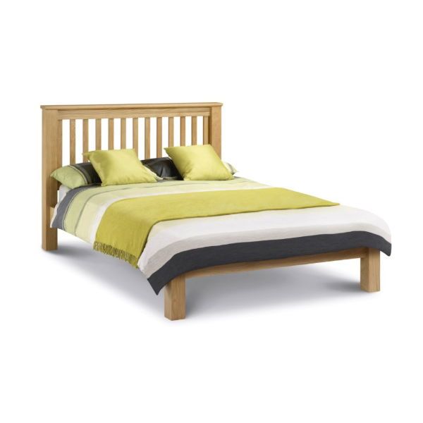 Amsterdam Shaker Style Oak Bed Frame – Low Foot End - Living with Luxury