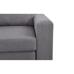 Angel Sofa Bed – Light Grey Linen - Living with Luxury