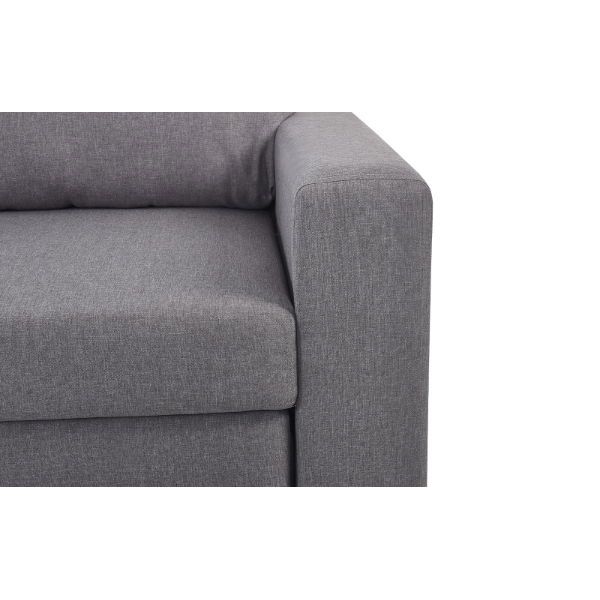 Angel Sofa Bed – Light Grey Linen - Living with Luxury