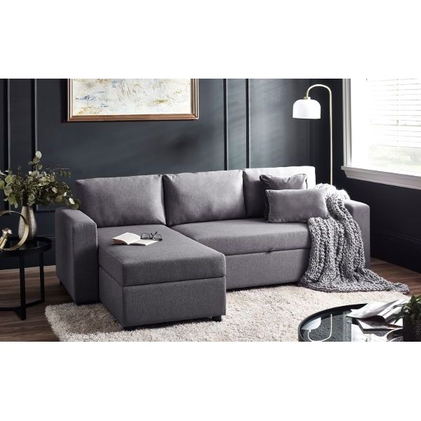 Angel Sofa Bed – Light Grey Linen - Living with Luxury