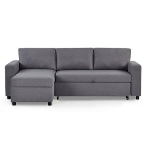 Angel Sofa Bed – Light Grey Linen - Living with Luxury