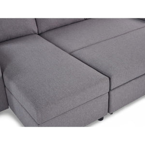 Angel Sofa Bed – Light Grey Linen - Living with Luxury