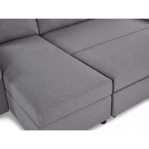 Angel Sofa Bed – Light Grey Linen - Living with Luxury