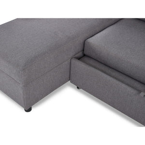 Angel Sofa Bed – Light Grey Linen - Living with Luxury