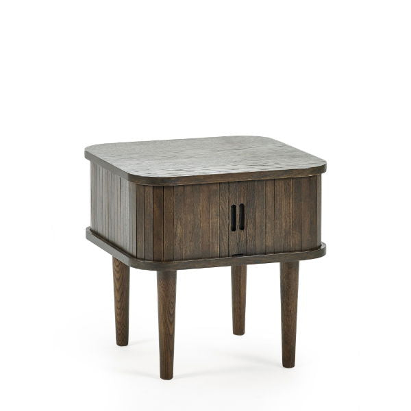 Arya Side Table – Dark Oak Effect - Living with Luxury