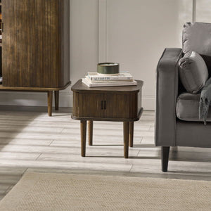 Arya Side Table – Dark Oak Effect - Living with Luxury
