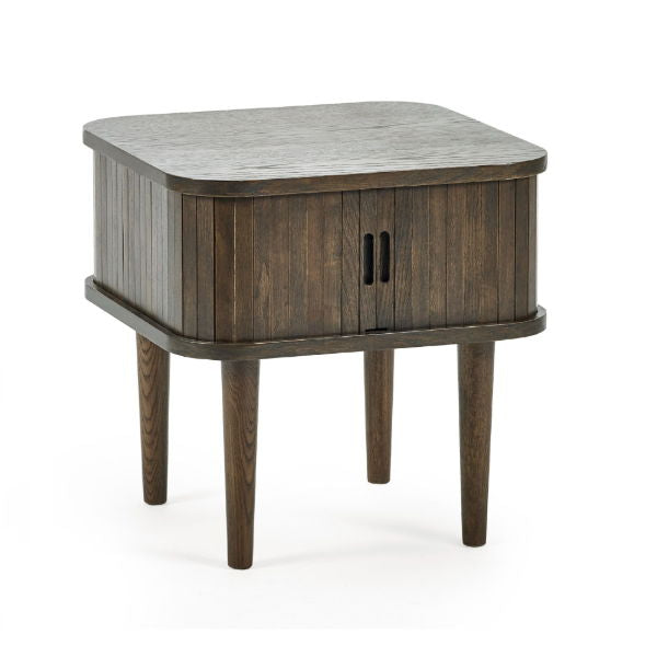 Arya Side Table – Dark Oak Effect - Living with Luxury