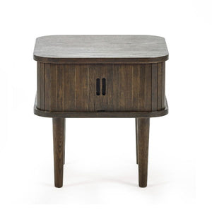 Arya Side Table – Dark Oak Effect - Living with Luxury